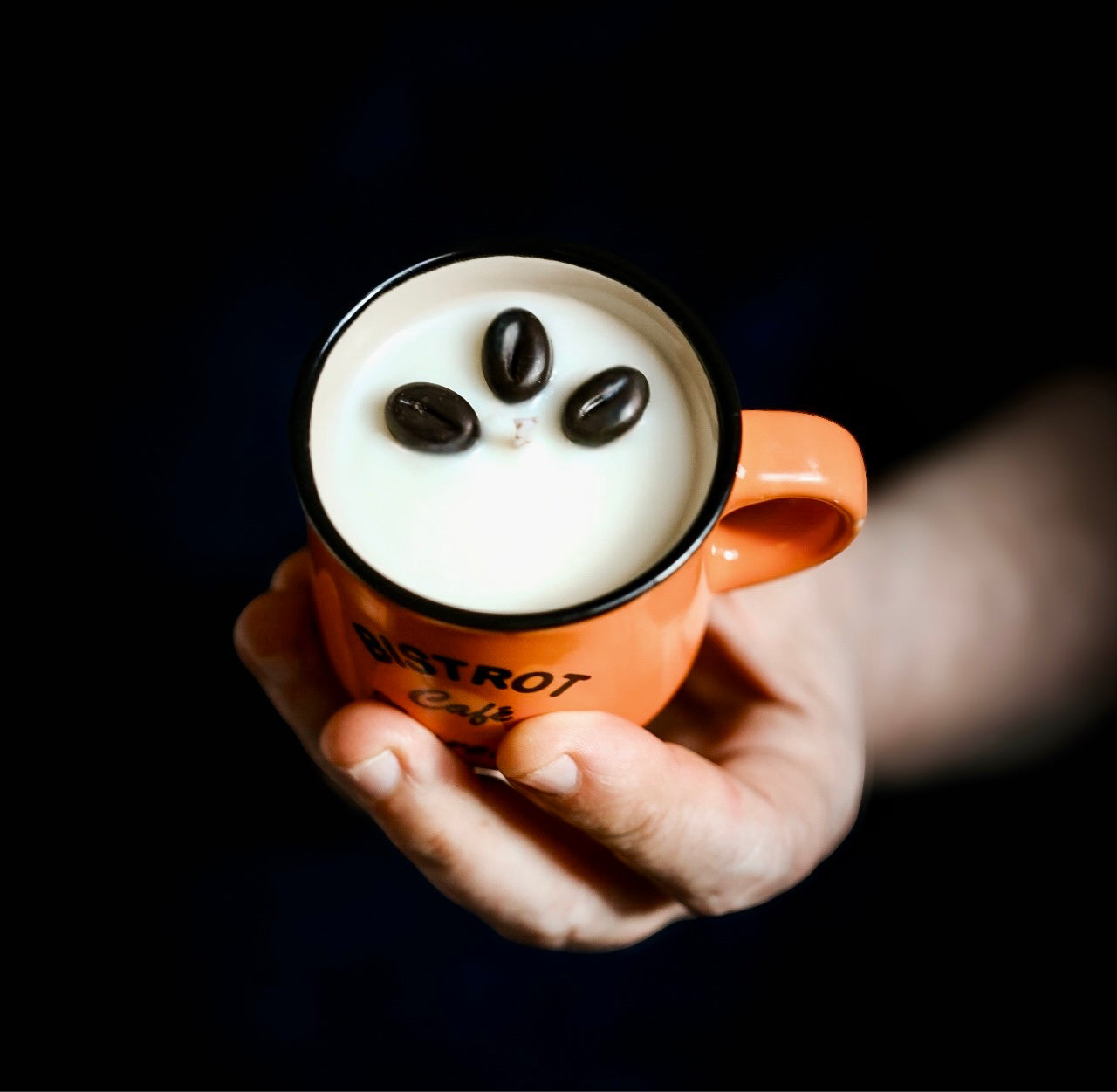 ❥ Velas café en mini-tazas