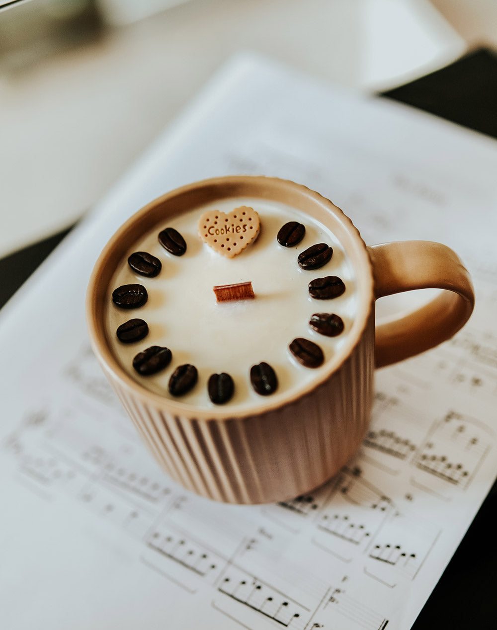 ❥ Vela aroma café en taza nueva 🕯️☕ - (Poco stock)