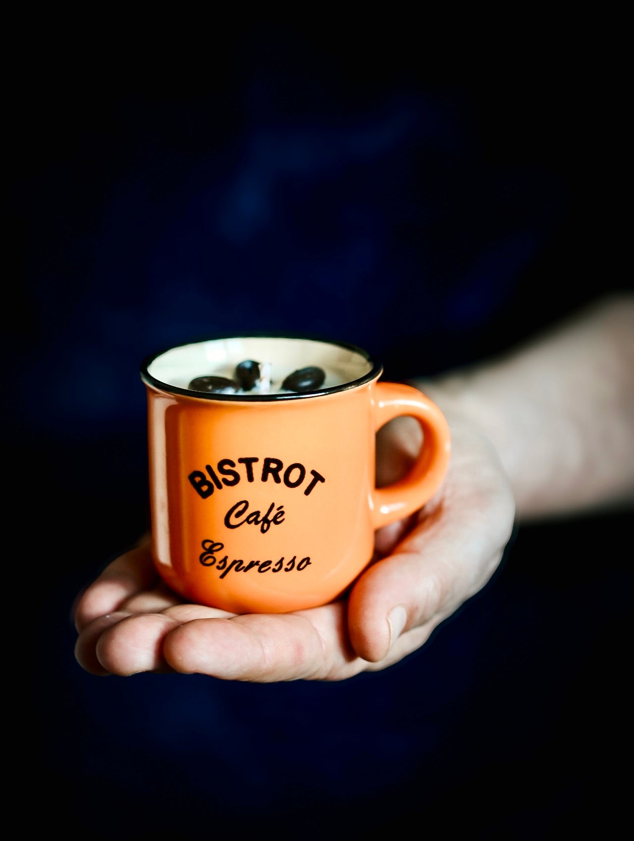 ❥ Velas café en mini-tazas