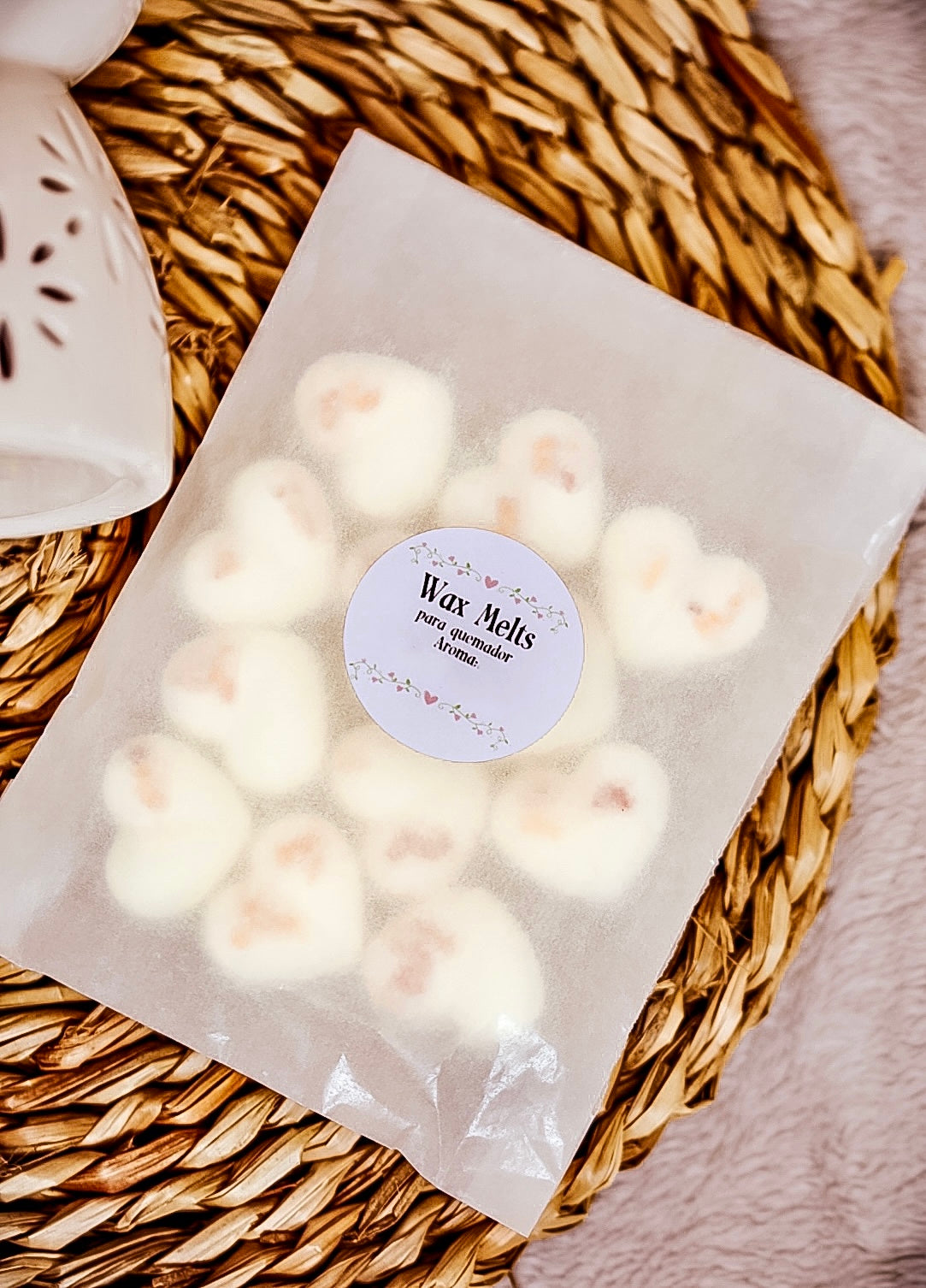 ❥ Pack (Quemador + melts + velas de té + cerillas)