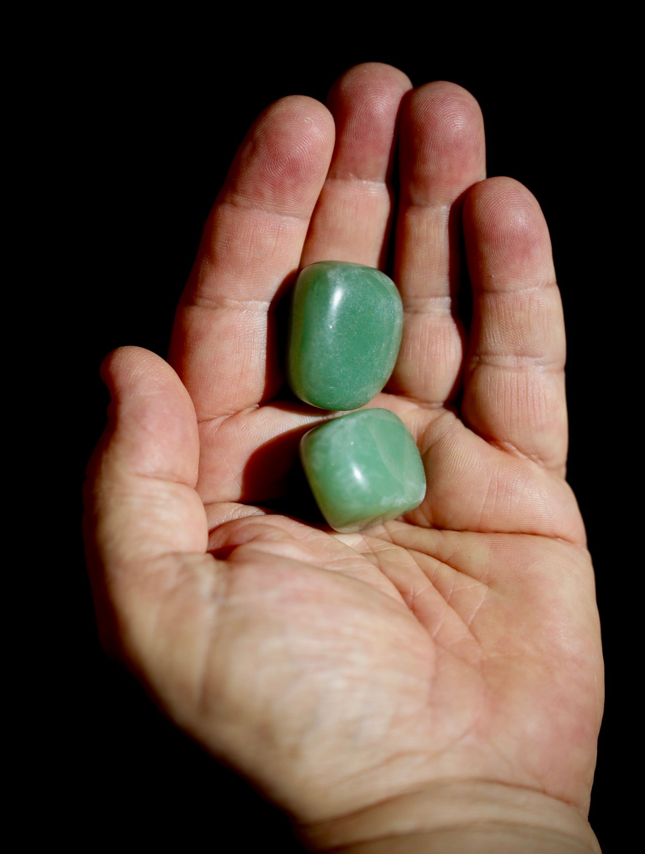 Rodado de aventurina verde (Prosperidad, abundancia)