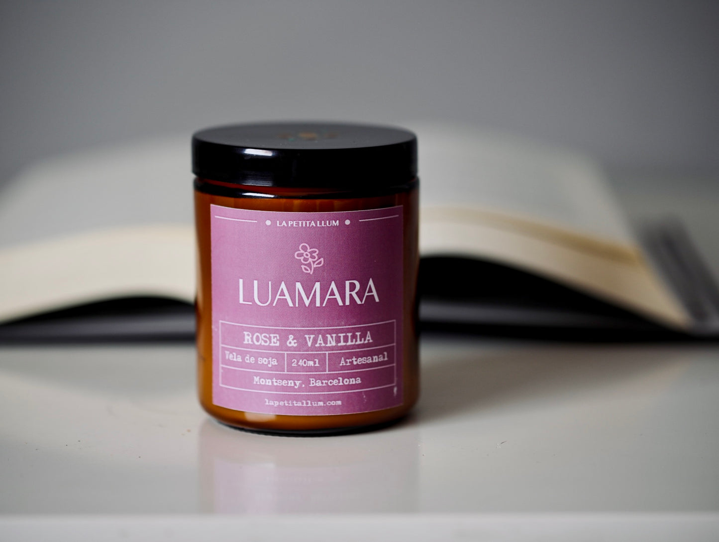 ❥ Velas “Luamara” 🌛 (240ml)