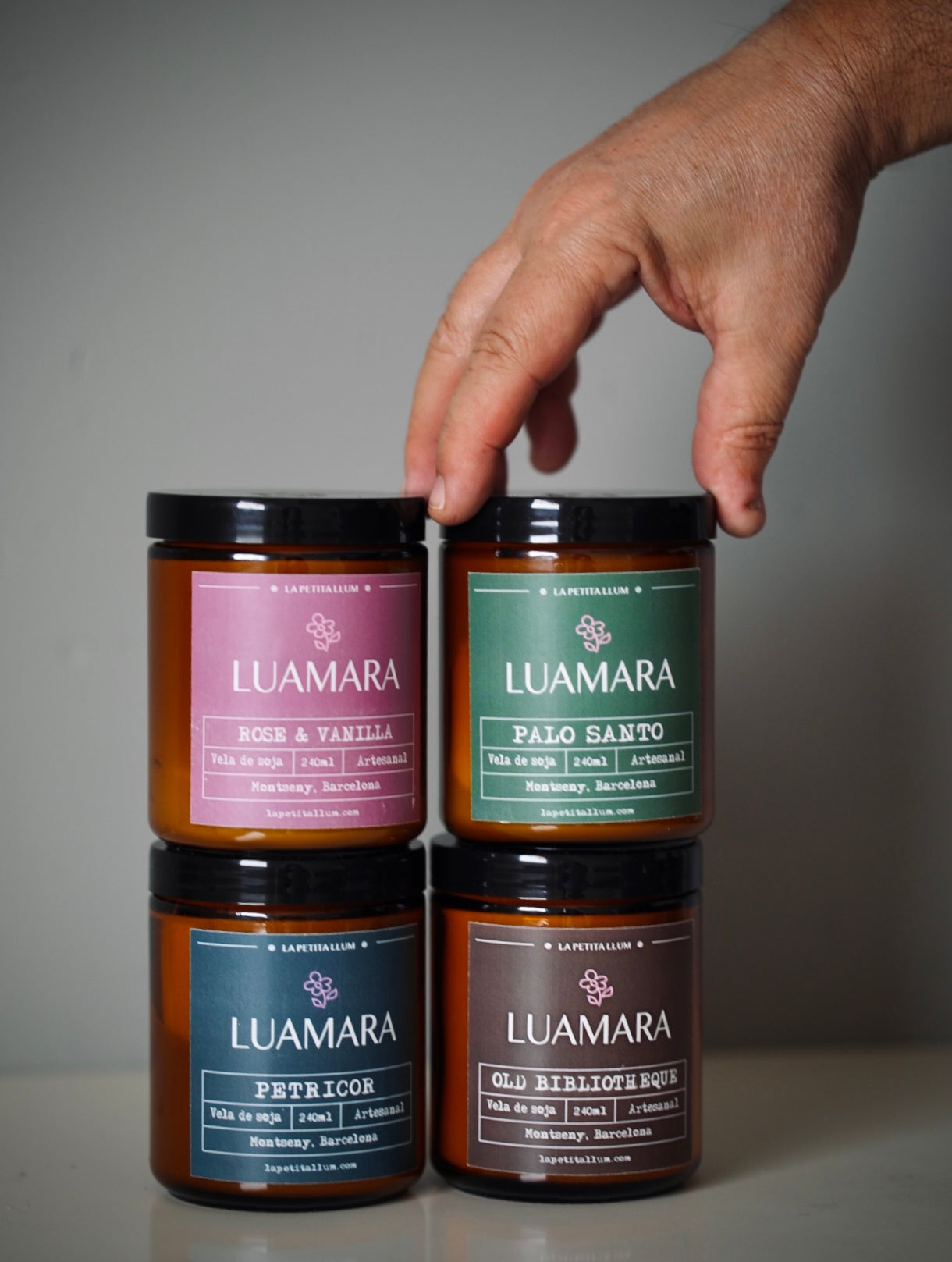❥ Velas “Luamara” 🌛 (240ml)