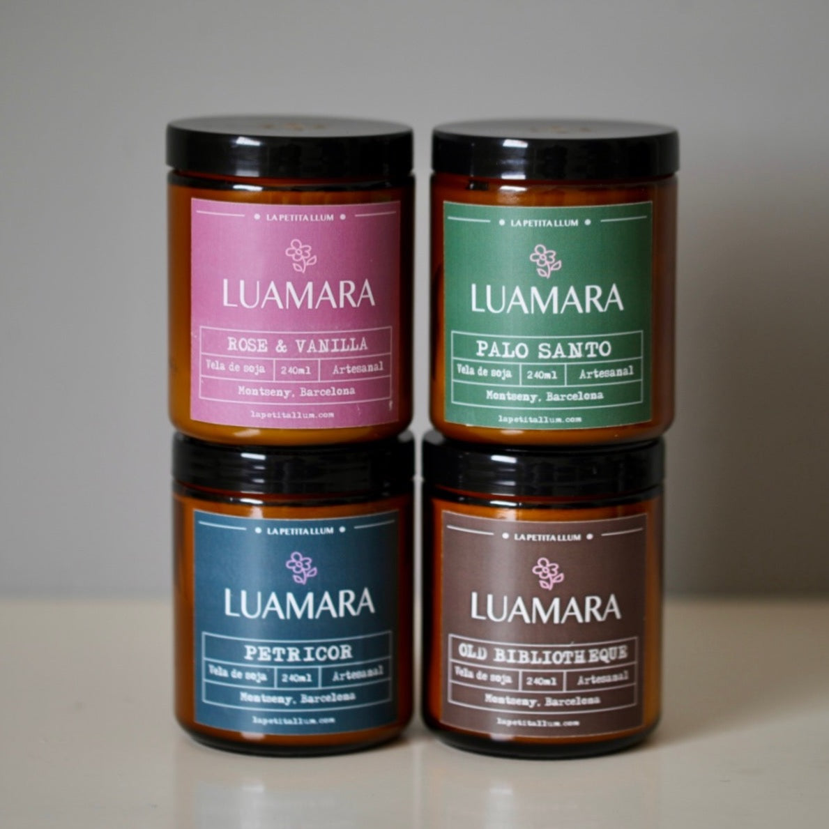 ❥ Velas “Luamara” 🌛 (240ml)