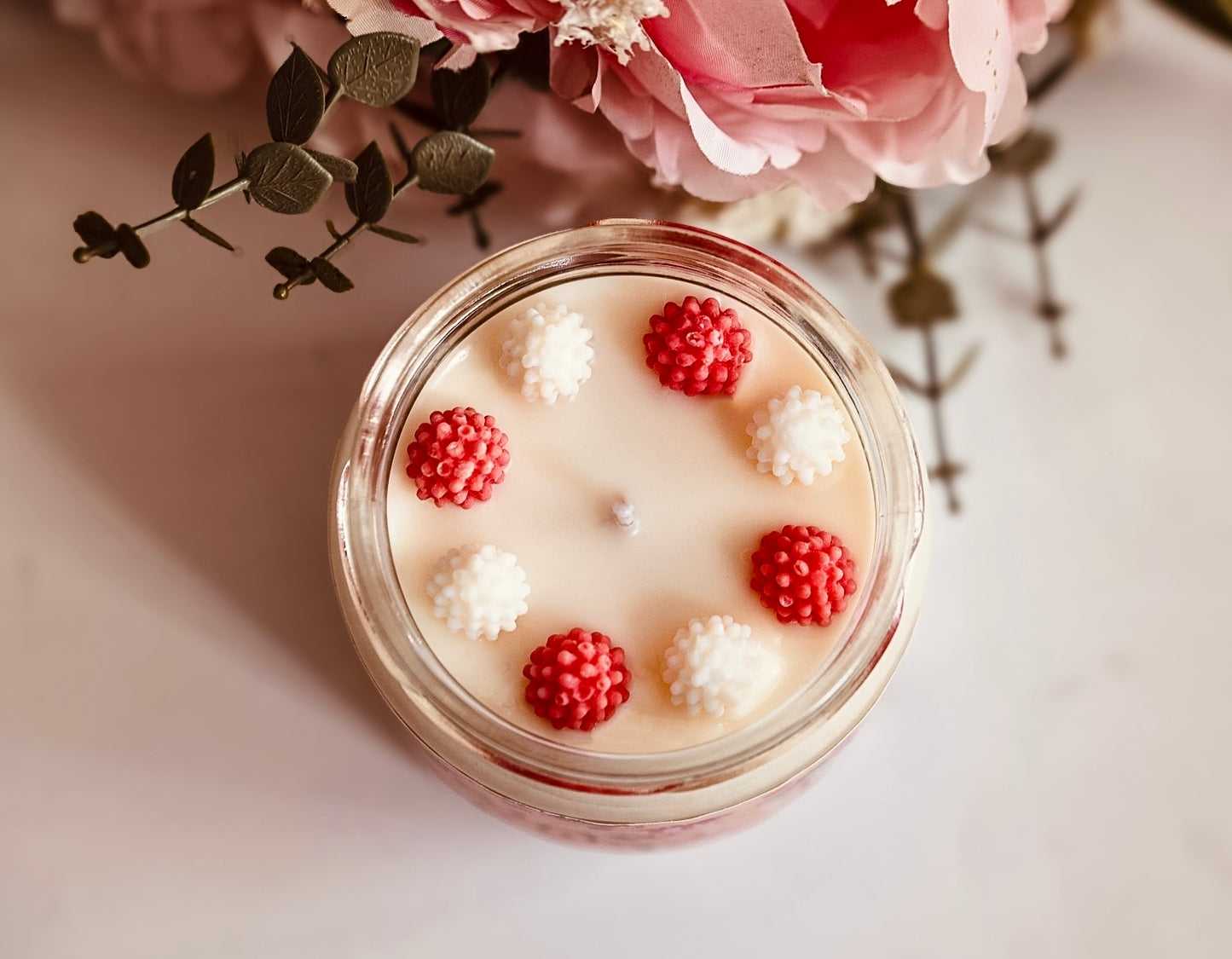 ❥ Vela "Slow life" aroma a fresas y nata 🍓🍰