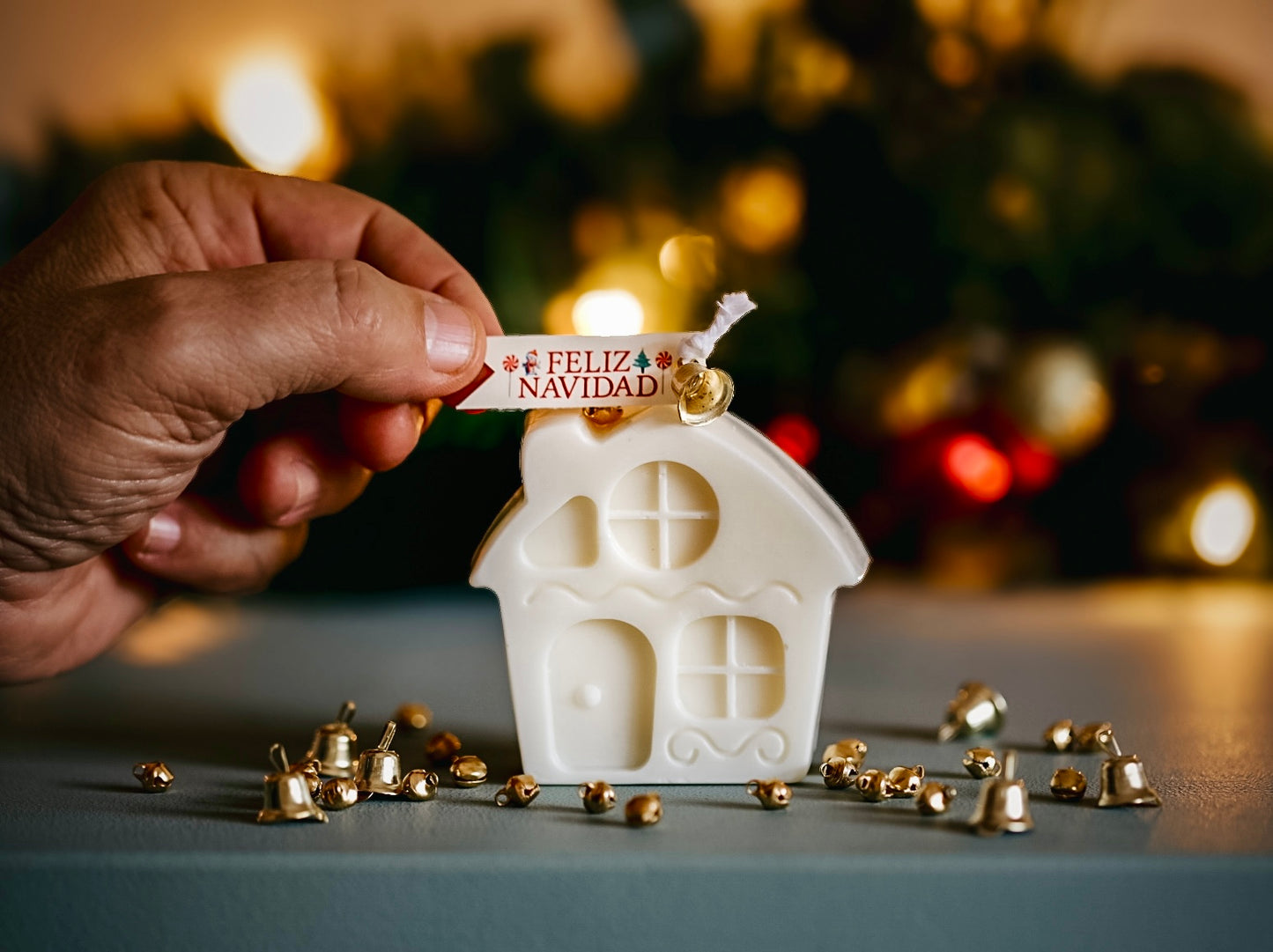 ❥ Vela con forma de casita 🏠 (Ideal para regalo amigo invisible!) 🎁