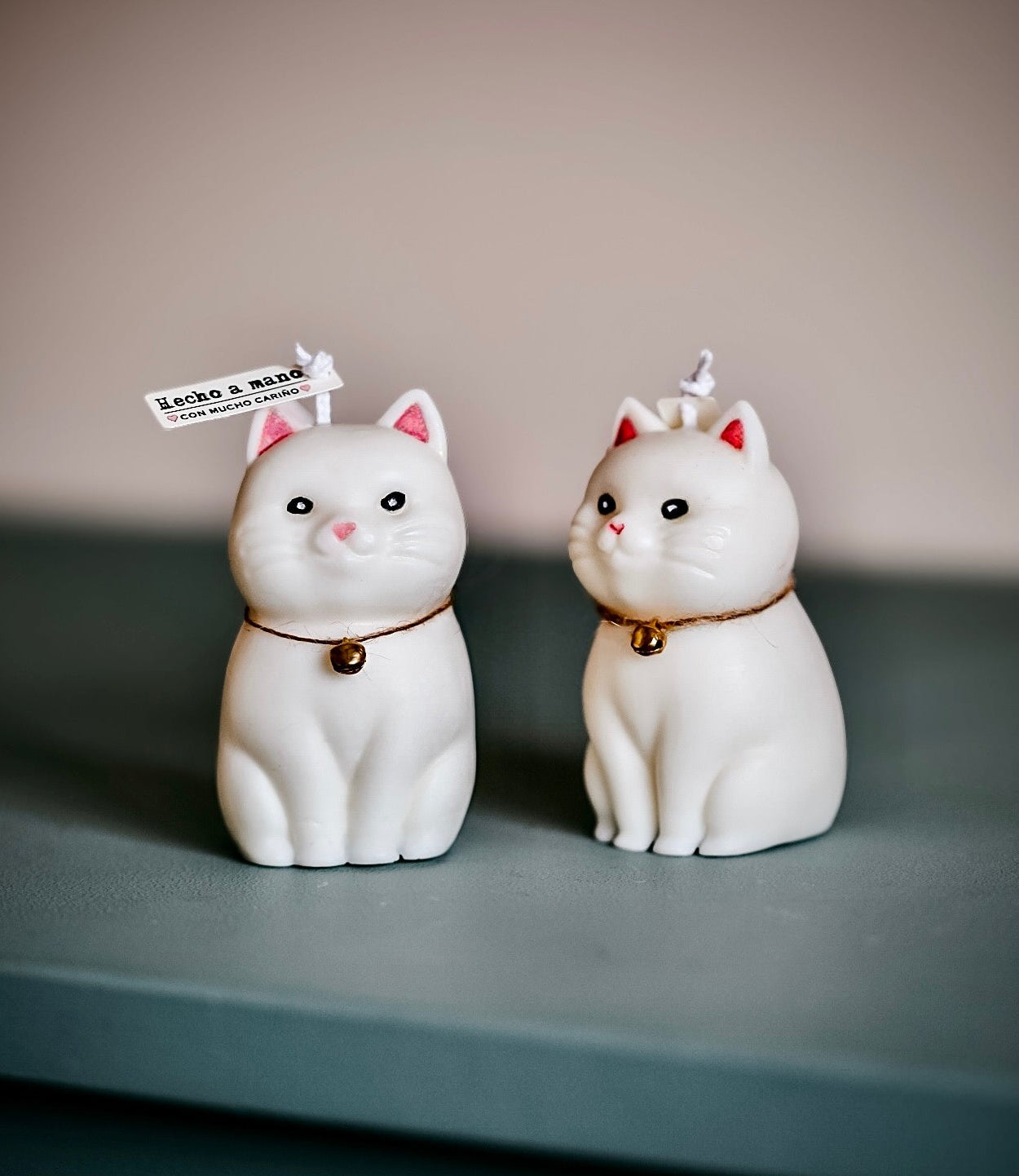 ❥ Vela gato “Mussa”, aroma a coco 🥥