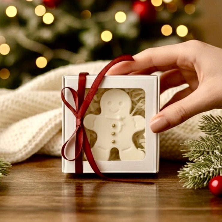 ❥ Vela hombrecito de jengibre (Ideal para regalo amigo invisible!) 🎁