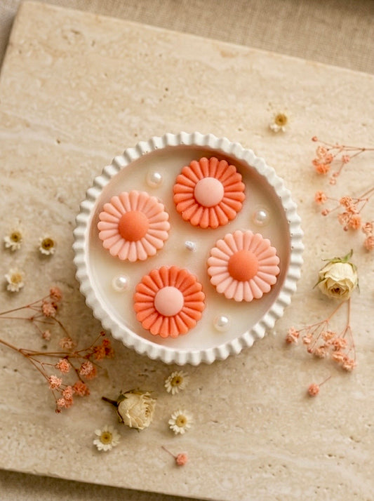 ❥ Vela mini Daisy - Aroma floral a Lirio, Azahar, jazmín
