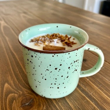 ❥ Velas en taza nueva, dos aromas a elegir. -NUEVO-