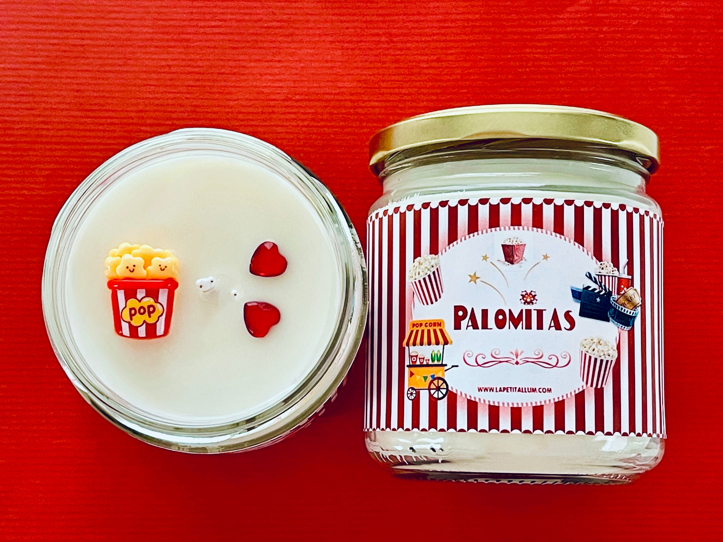 ❥ Vela aroma "Palomitas de maíz" 🍿