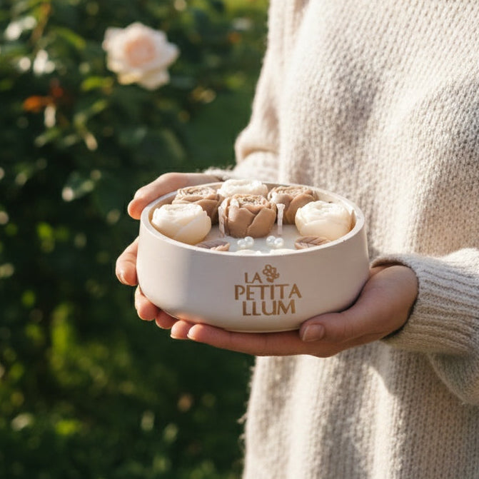 ❥ Vela OPHELIA ✨ Delicada, romántica y atemporal.