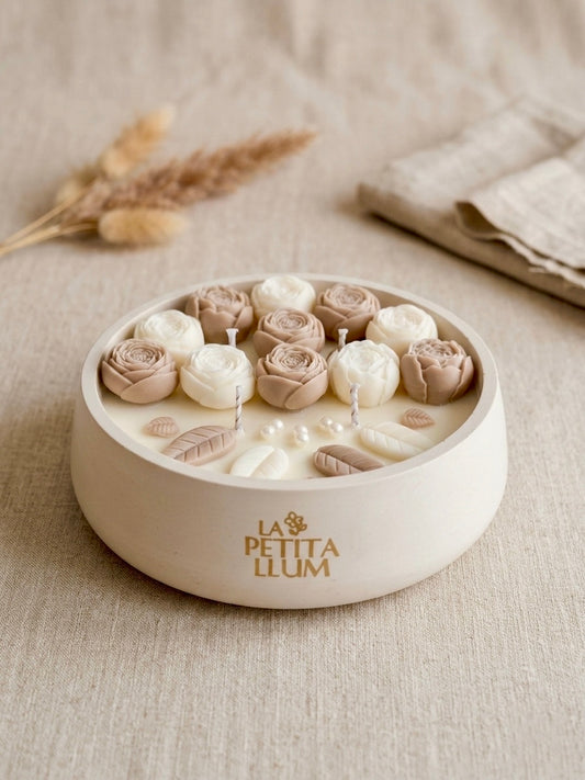 ❥ Vela OPHELIA ✨ Delicada, romántica y atemporal.