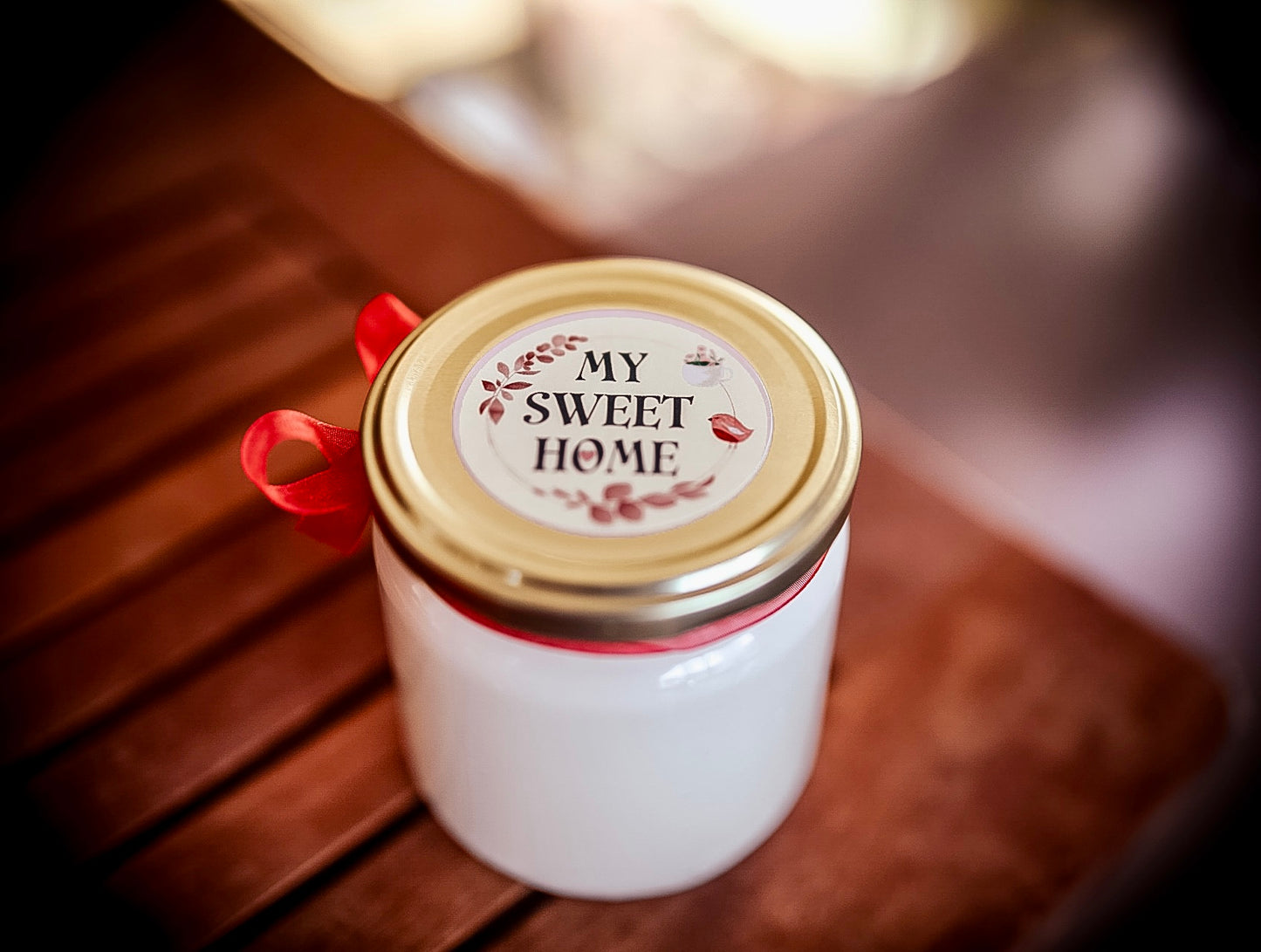 ❥ Vela de soja, “My sweet home” 🏠