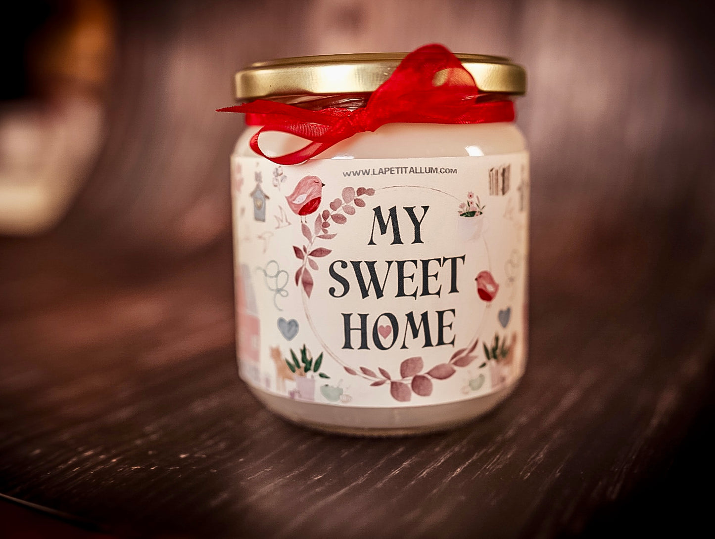 ❥ Vela de soja, “My sweet home” 🏠
