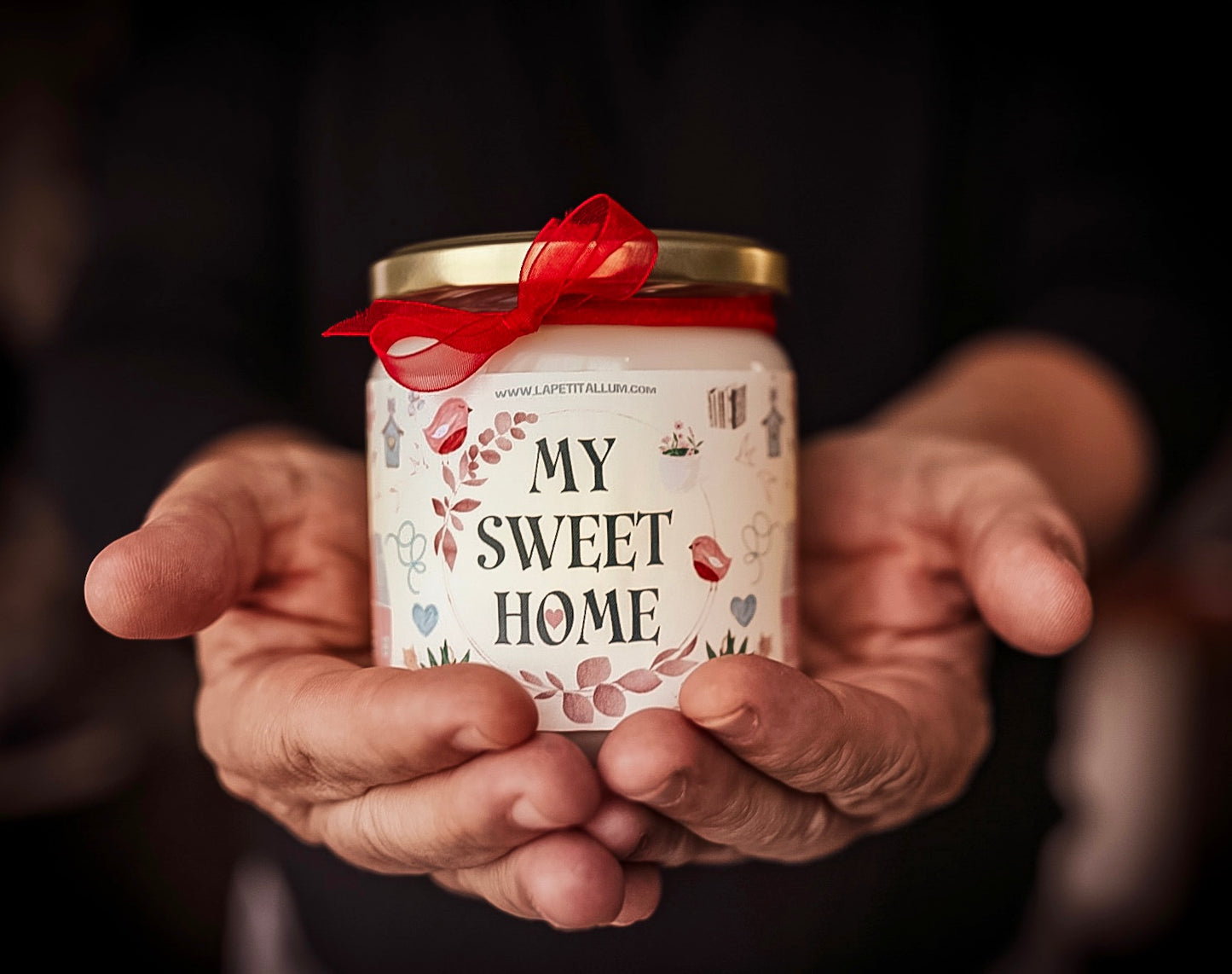 ❥ Vela de soja, “My sweet home” 🏠