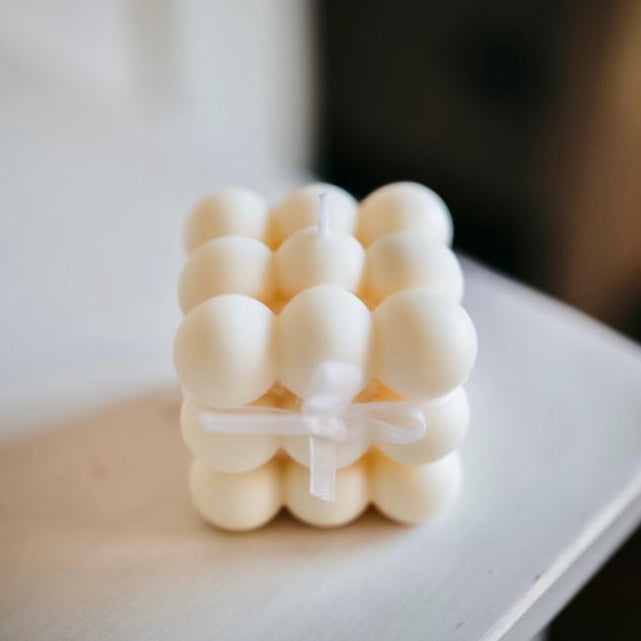 ❥ Vela Bubble, aroma canela y naranja 🌱