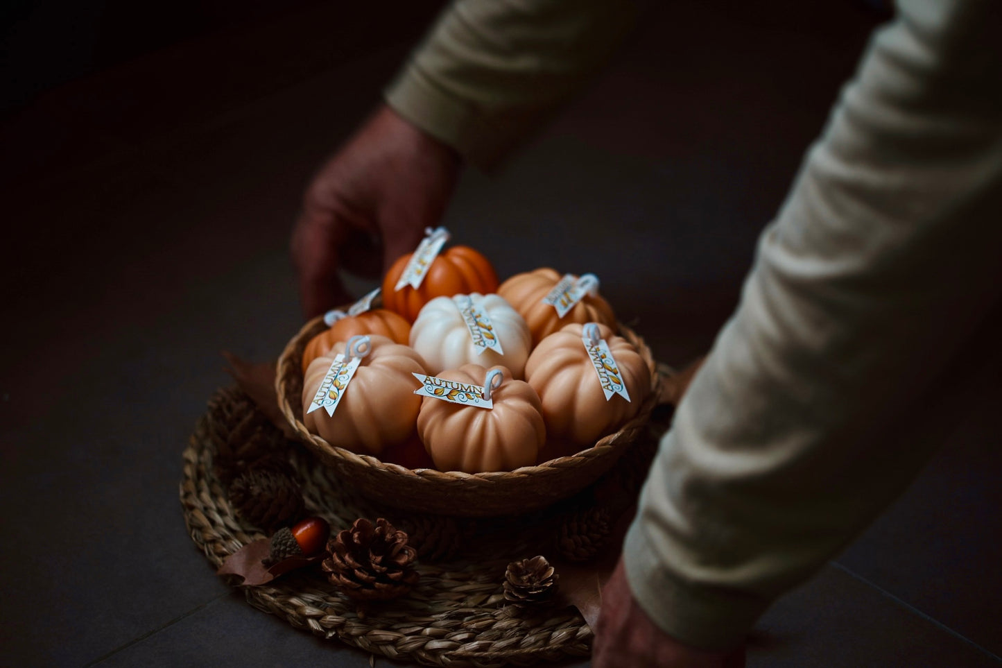 ❥ Velas calabaza, aroma Pumpkin Spice 🎃