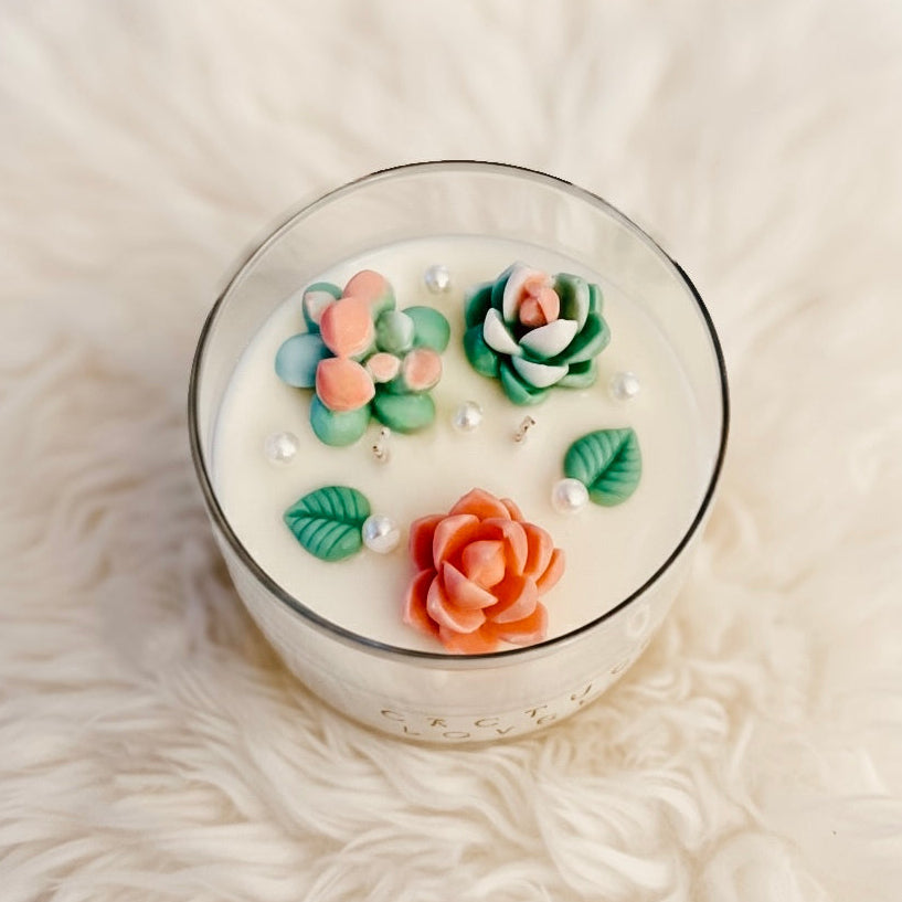 Vela en vaso "CACTUS LOVER" 🌵🪷