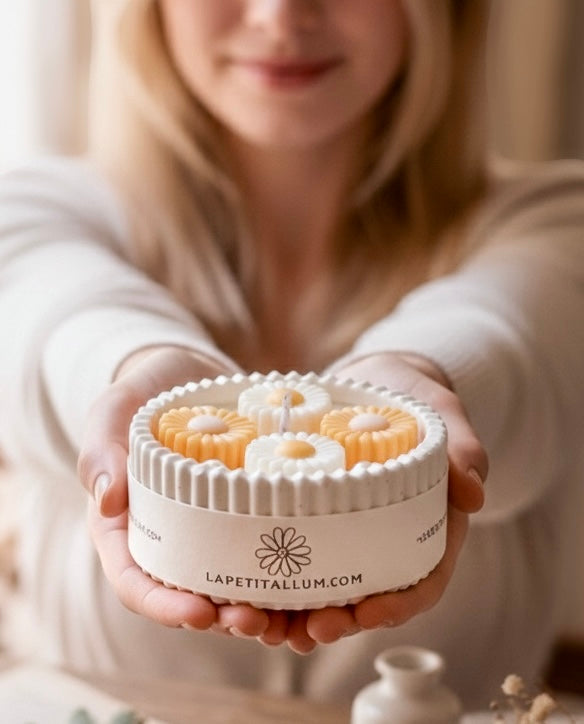 ❥ Vela mini Daisy 🌼