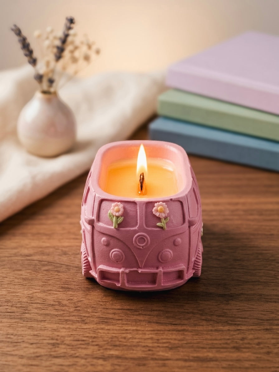 ❥ Vela "Flower Trip" 🚐 🌸