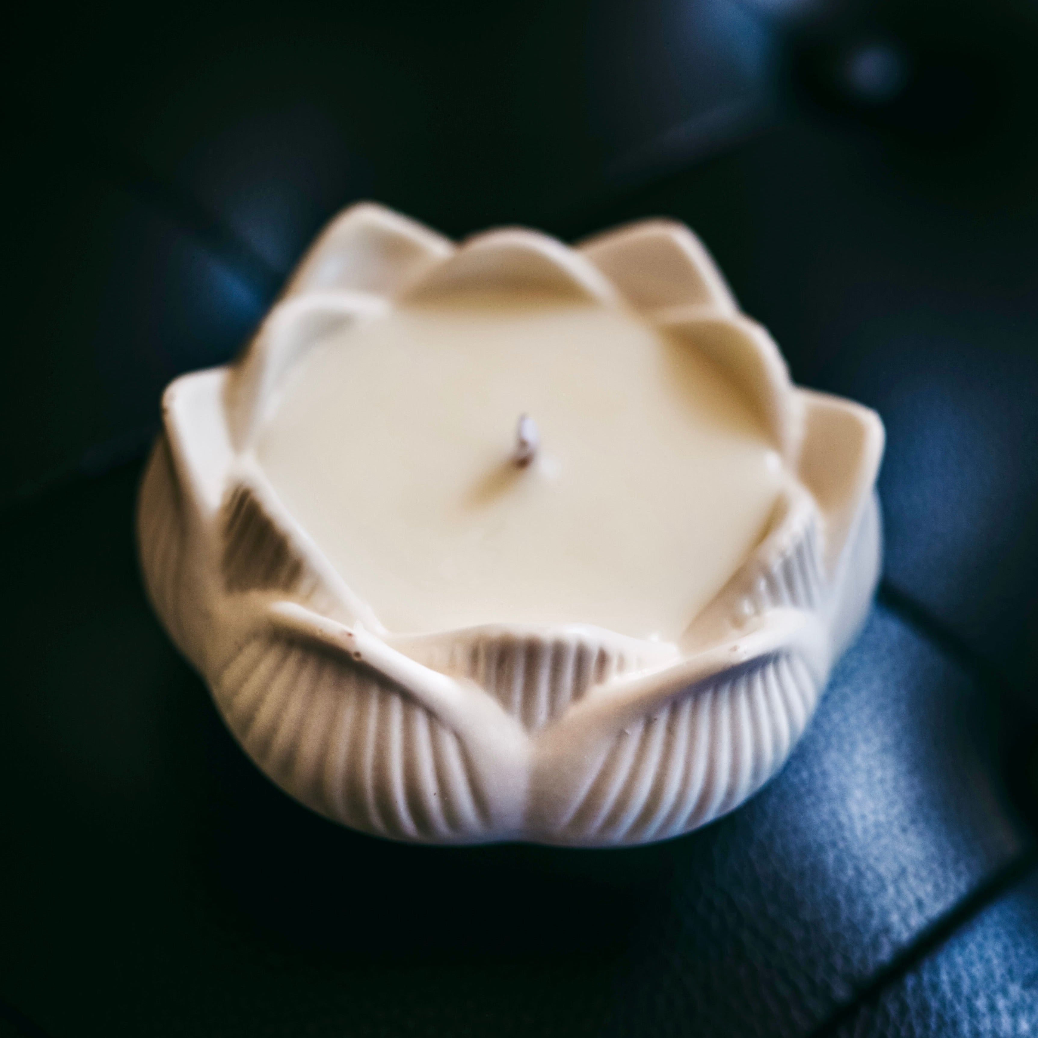 ❥ Vela "HANA" (flor de loto)  🪷