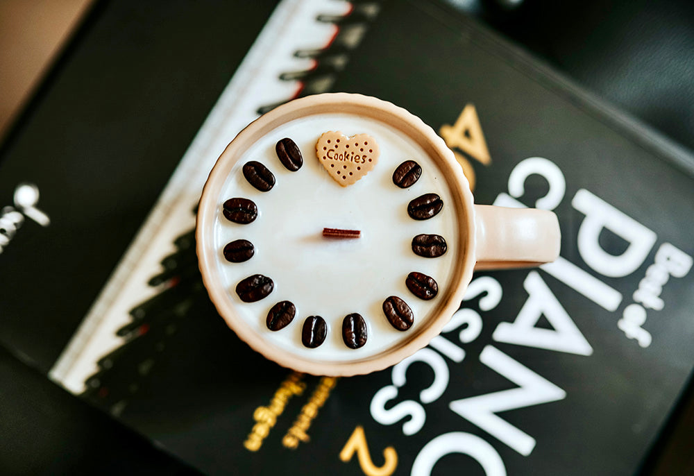 ❥ Vela aroma café en taza 🕯️☕ -