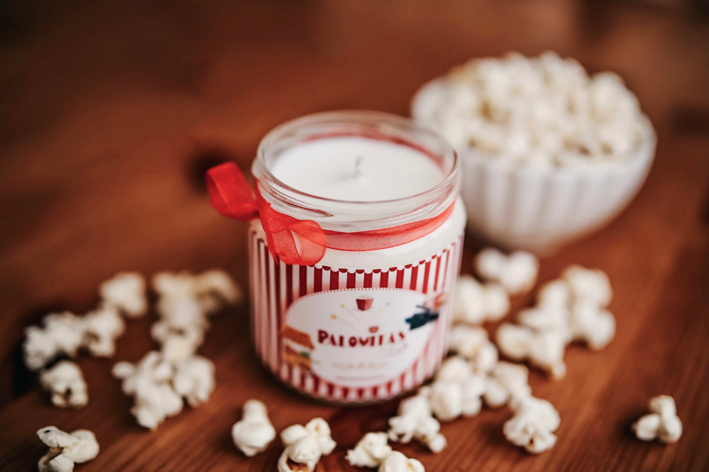 ❥ Bougie parfumée "Popcorn" 🍿