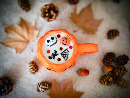 ❥ Taza calabaza "Halloween" 🎃☕