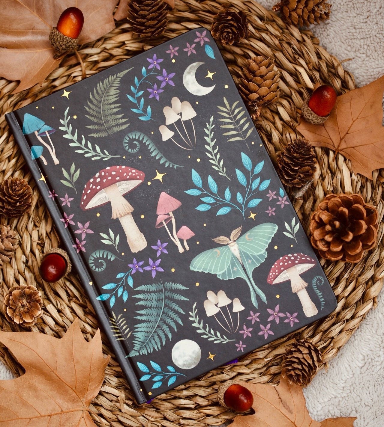 ❥ Cuaderno A5 con estampado otoñal (EDICIÓN LIMITADA)