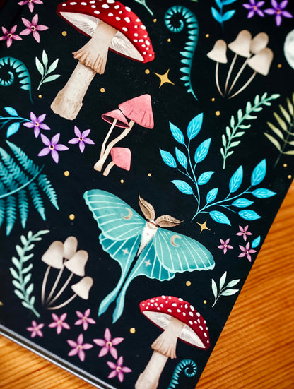 ❥ Cuaderno A5 con estampado otoñal (EDICIÓN LIMITADA)