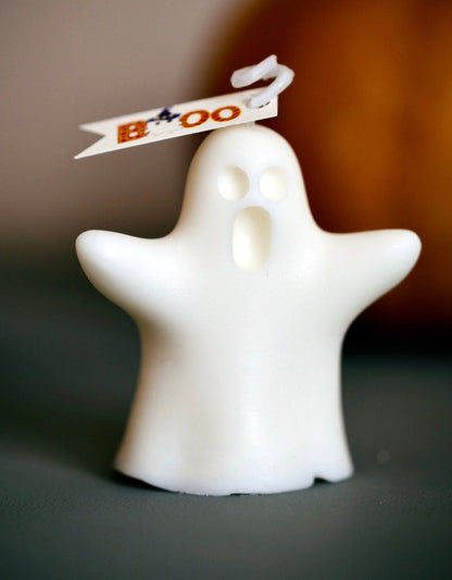 ❥ Vela "Fantasma Halloween" 👻 (Aroma Brownie de chocolate")