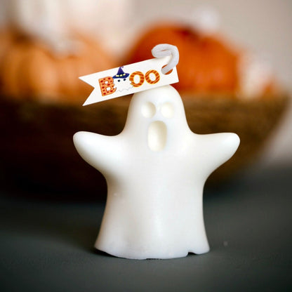 ❥ Vela "Fantasma Halloween" 👻 (Aroma Brownie de chocolate")