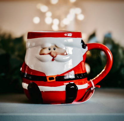 ❥ Vela en taza Papa Noel 🎅 (Resto stock)