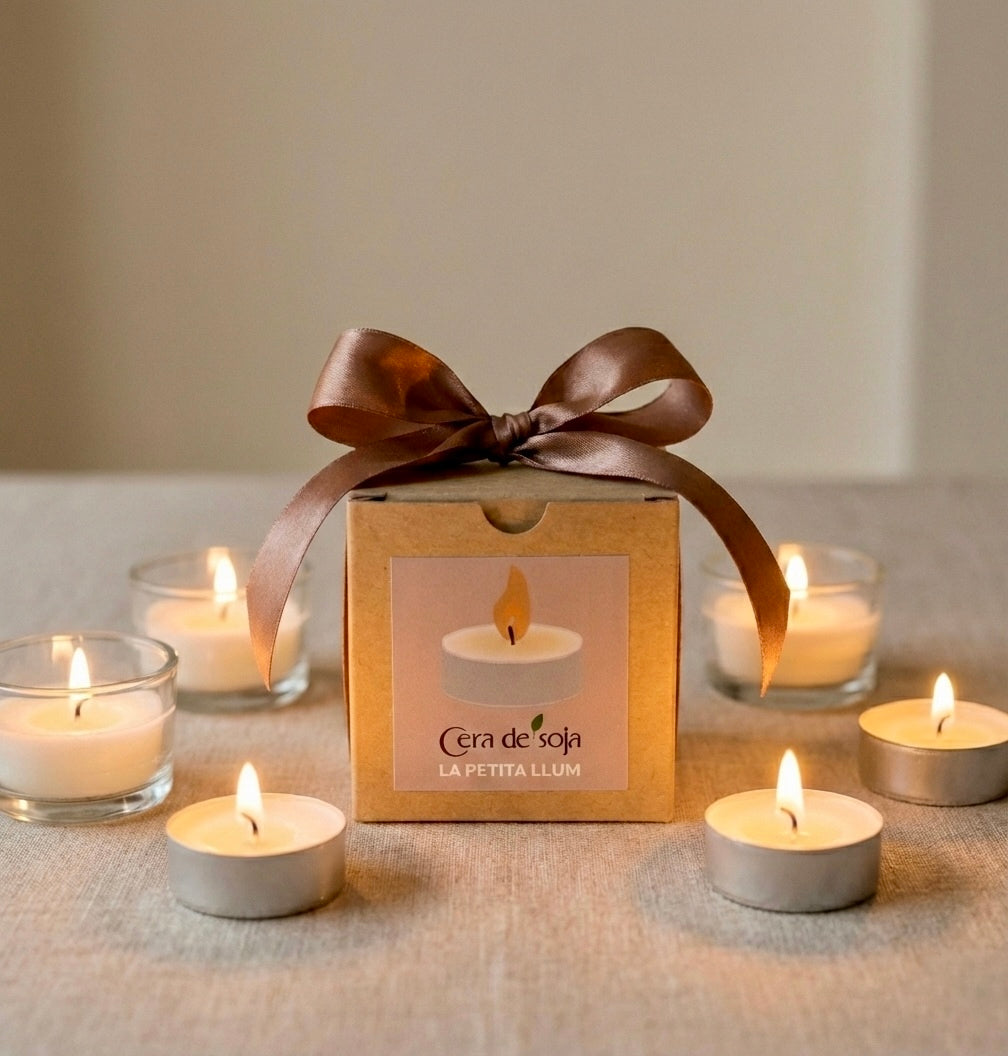 ❥ Velas de té elaboradas con cera de soja 🕯🌱