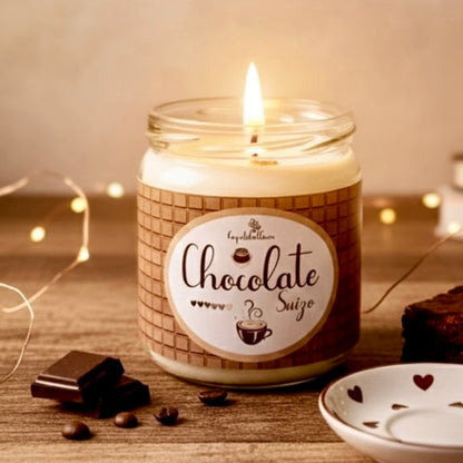 ❥ Vela aroma "Chocolate" 🍫