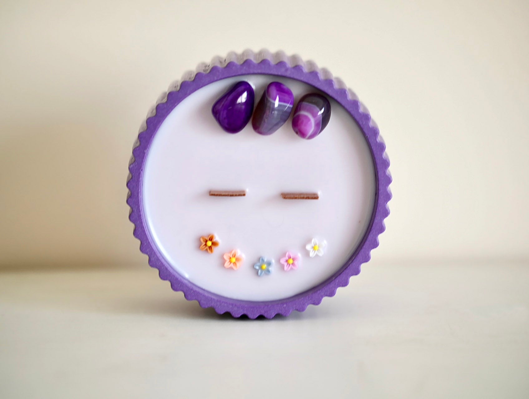 ❥ Vela artesanal "SUKHA", aroma lavanda