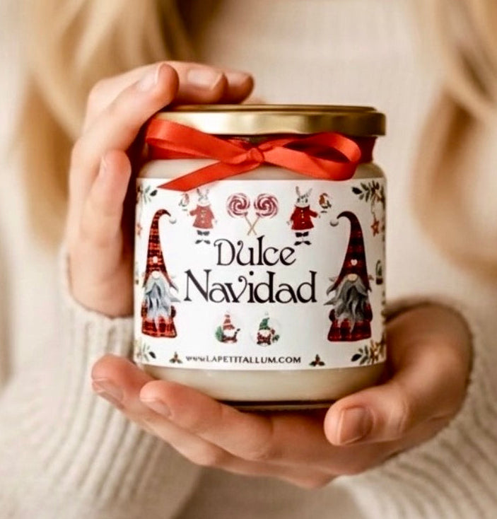 ❥  Vela "Dulce Navidad" (aroma Turrón de Jijona)