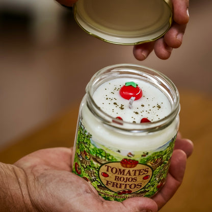 ❥ Vela de soja “Tomates Rojos Fritos” | Aroma a huerto y vides 🍅  - NOVEDAD!!! -