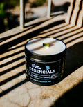 ❥ Petites essencials. Vela base eucalipto y naranja 🌱 (con aceites esenciales de grado terapéutico)