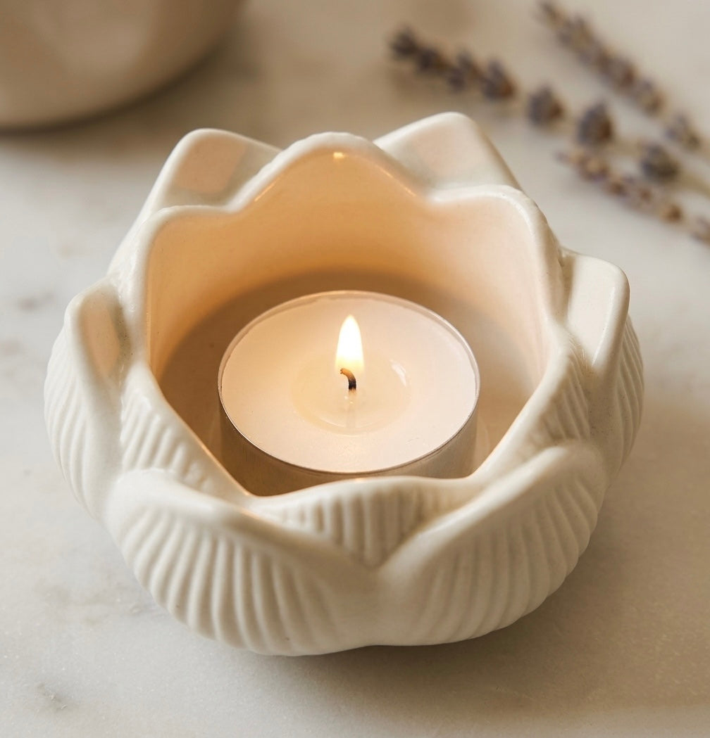❥ Vela "HANA" (flor de loto)  🪷