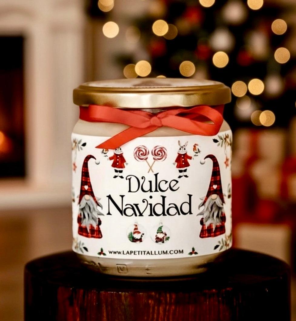 ❥  Vela "Dulce Navidad" (aroma Turrón de Jijona)