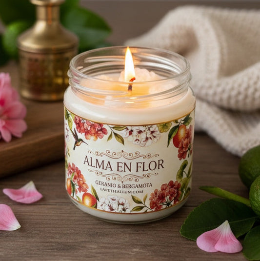 ❥ Alma en flor - “Geranio & Bergamota” (NOVEDAD)