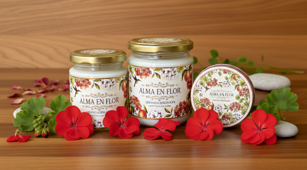 ❥ Alma en flor - “Geranio & Bergamota” (NOVEDAD)