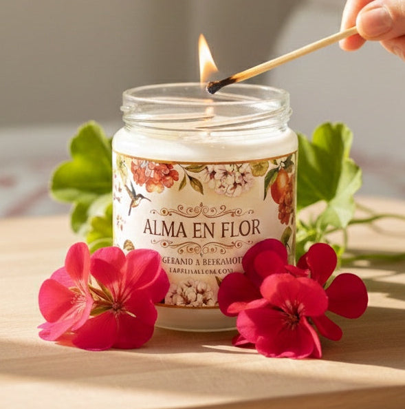 ❥ Alma en flor - “Geranio & Bergamota” (NOVEDAD)
