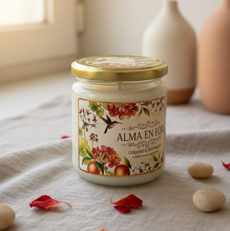 ❥ Alma en flor - “Geranio & Bergamota” (NOVEDAD)