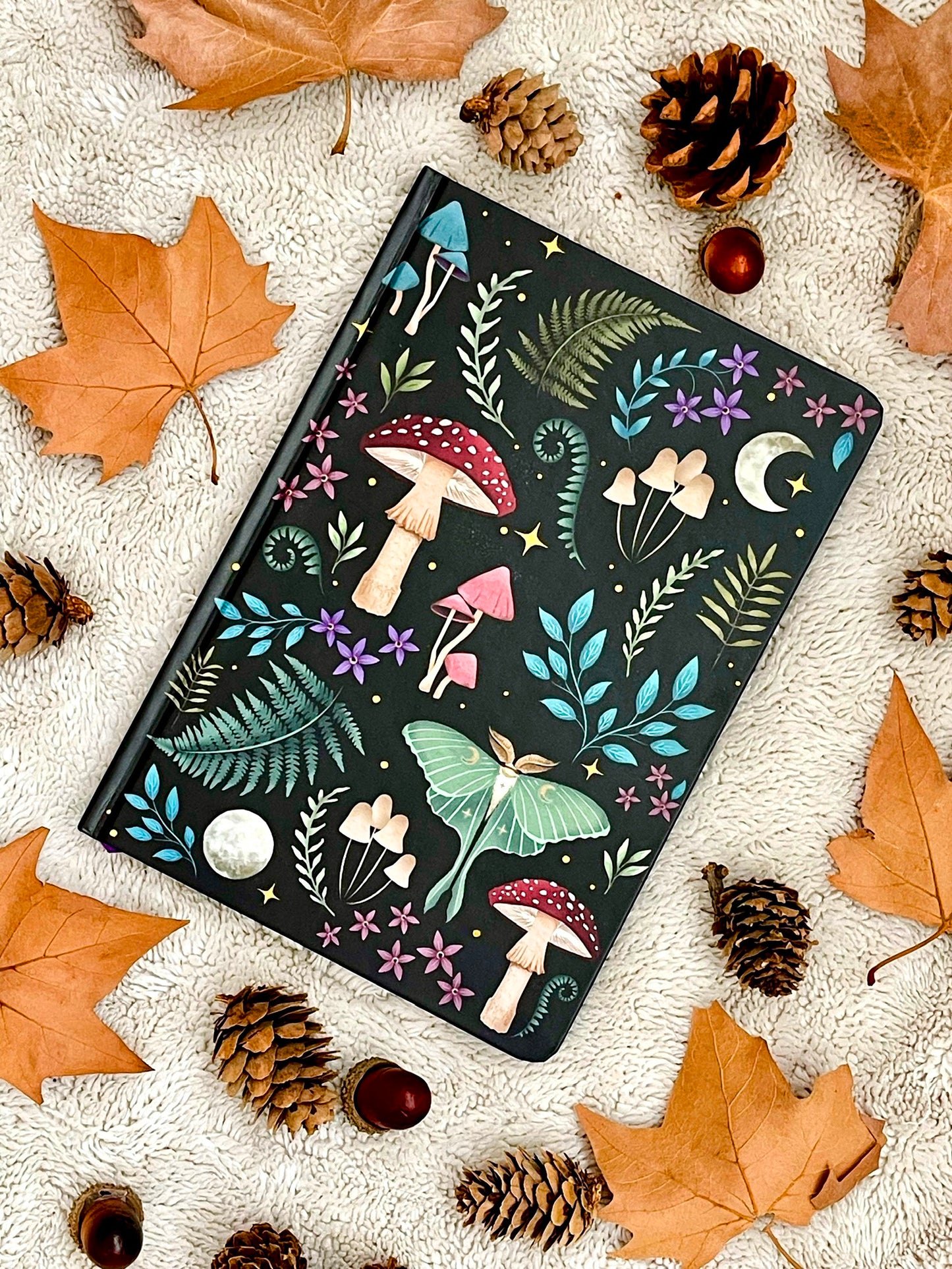 ❥ Cuaderno A5 con estampado otoñal (EDICIÓN LIMITADA)