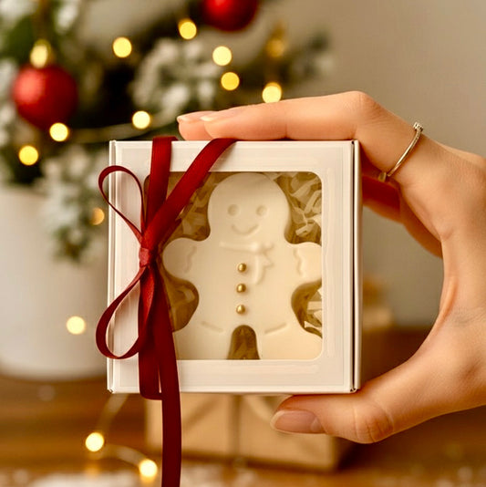 ❥ Vela hombrecito de jengibre (Ideal para regalo amigo invisible!) 🎁