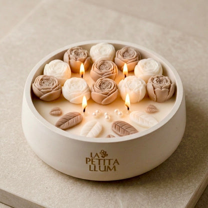 ❥ Vela OPHELIA ✨ Delicada, romántica y atemporal.