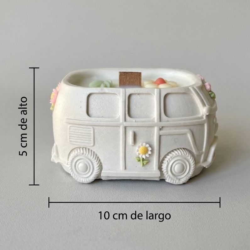 ❥ Vela "Flower Trip" 🚐 🌸